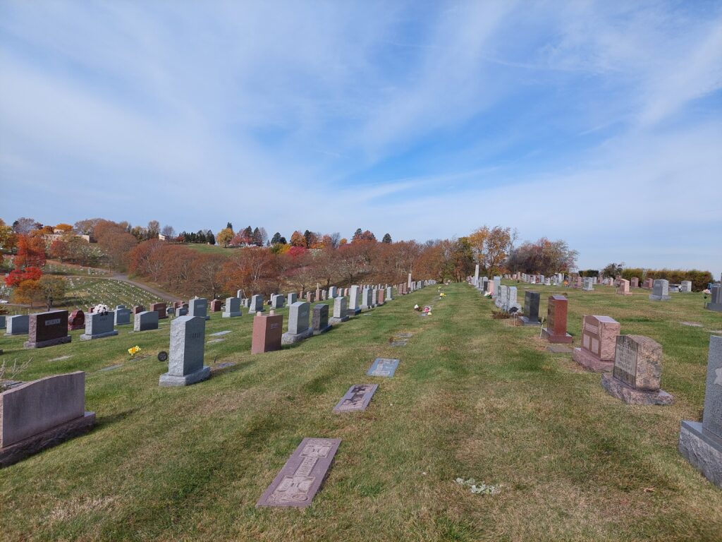 View of Catholic Cemetery